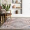 Nuloom Leighton Machine Washable Southwestern Medallion Area Rug 4ft x 6ft BIRV55B-406 - alternate 3